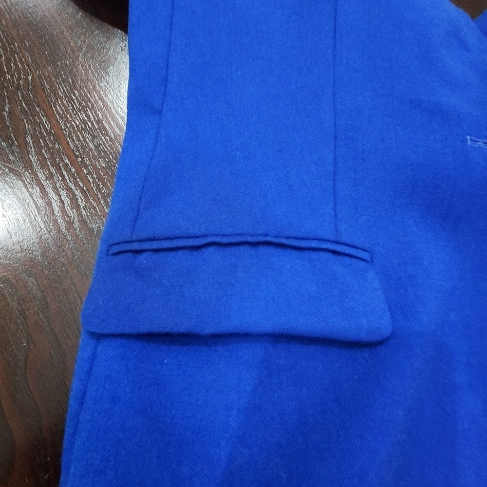Pendleton Virgin Wool Blazer Jacket Women’s Size 6 P Blue Single Breasted Flawed - Picture 9 of 11